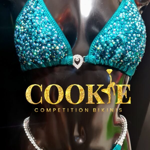 Level 3 Teal mixed scatter Bikini – Dazzle Without the Splurge